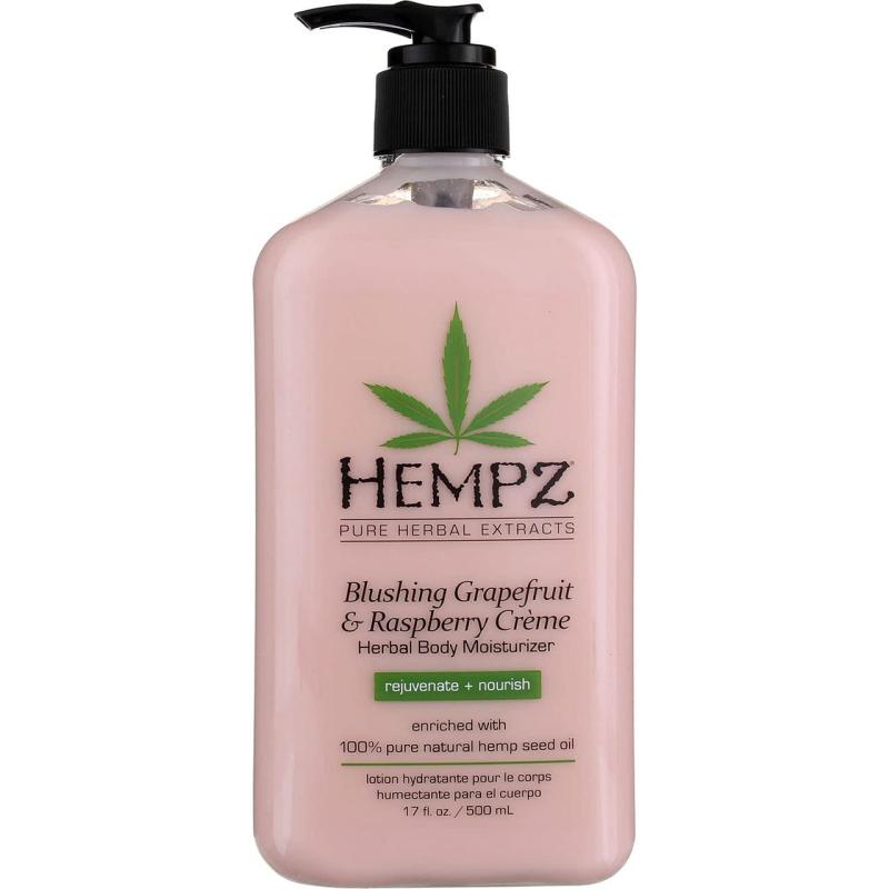 Blushing Grapefruit and Raspberry Creme Herbal Body Moisturizer by Hempz for Unisex - 17 oz Moisturizer