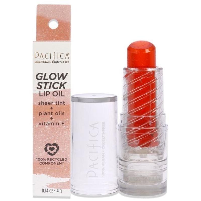 Glow Stick Lip Oil - Pale Sunset by Pacifica for Women - 0.14 oz Lip Oil
