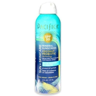 Mineral Sunscreen Spray SPF 30 - Coconut Probiotic by Pacifica for Women - 6 oz Sunscreen