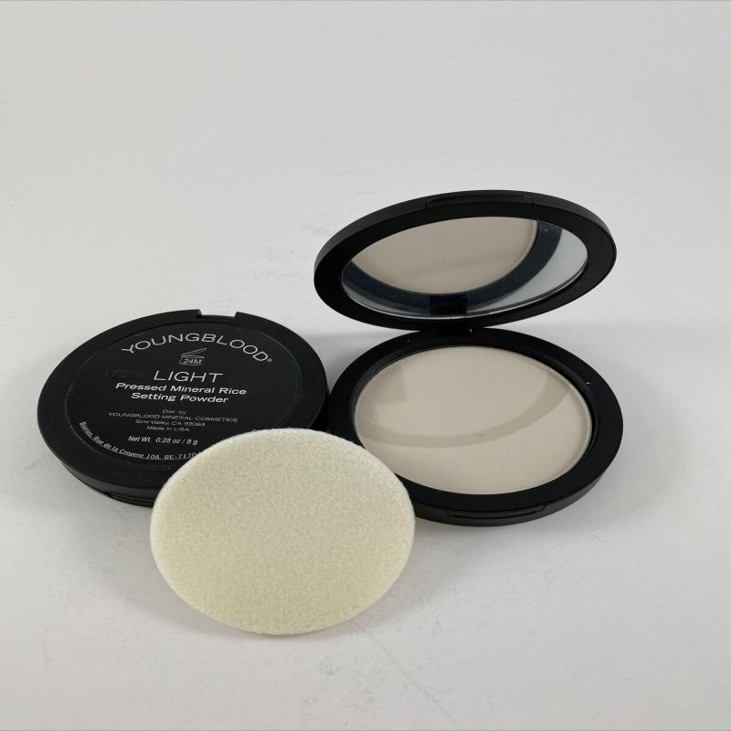 Pressed Mineral Rice Setting Powder - Light by Youngblood for Women - 0.28 oz Powder