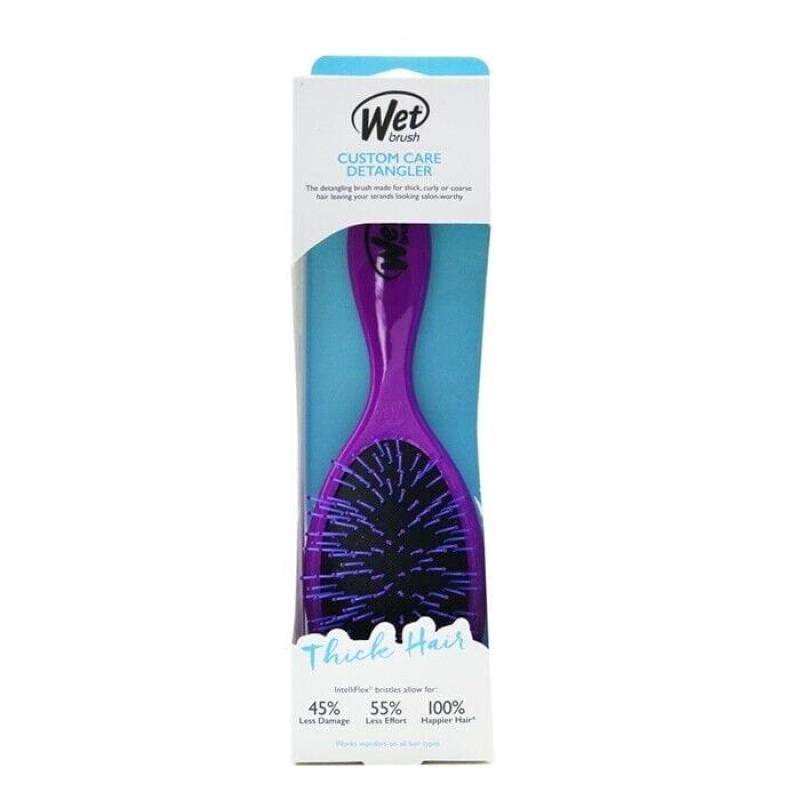Original Detangler for Thick Hair Brush - Purple by Wet Brush for Unisex - 1 Pc Hair Brush