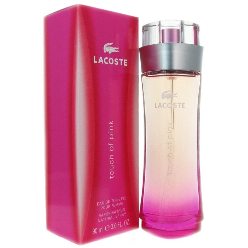 Touch of Pink by Lacoste for Women - 3 oz EDT Spray