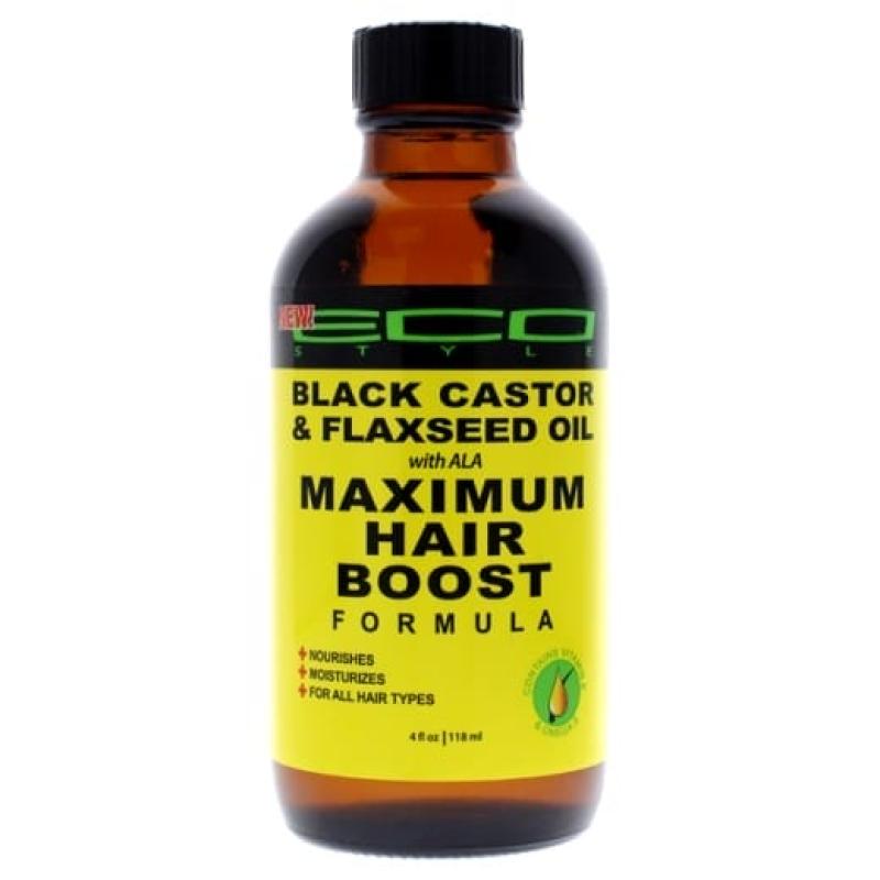 Eco Style Maximum Hair Growth Oil - Black Castor And Flaxseed by Ecoco for Unisex - 4 oz Oil