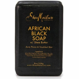 African Black Soap Troubled Skin By Shea Moisture For Unisex - 8 Oz Bar Soap