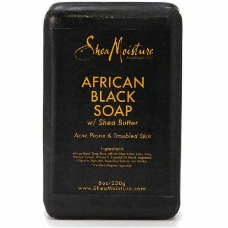 African Black Soap Troubled Skin By Shea Moisture For Unisex - 8 Oz Bar Soap