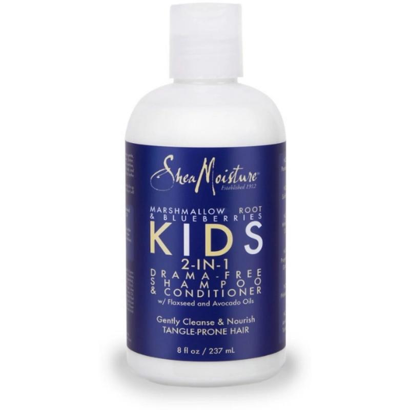 Marshmallow Root and Blueberries Kids 2-In-1 Shampoo and Conditioner by Shea Moisture for Kids - 8 oz Shampoo and Conditioner