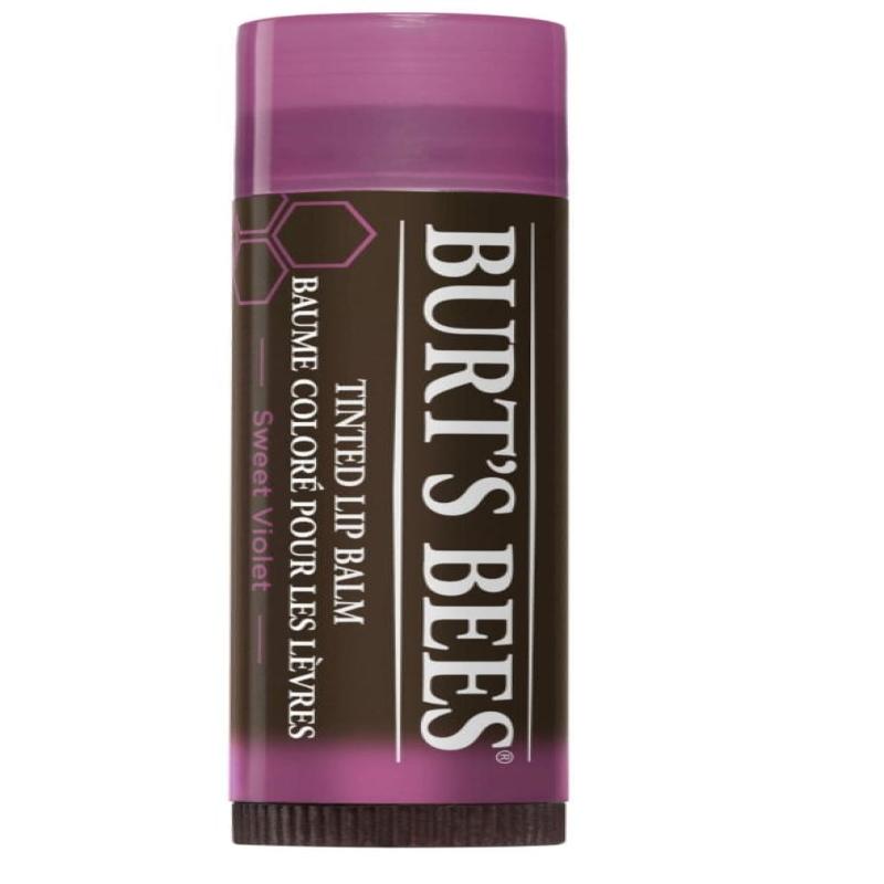 Burts Bees Tinted Lip Balm - Sweet Violet by Burts Bees for Women - 0.15 oz Lip Balm