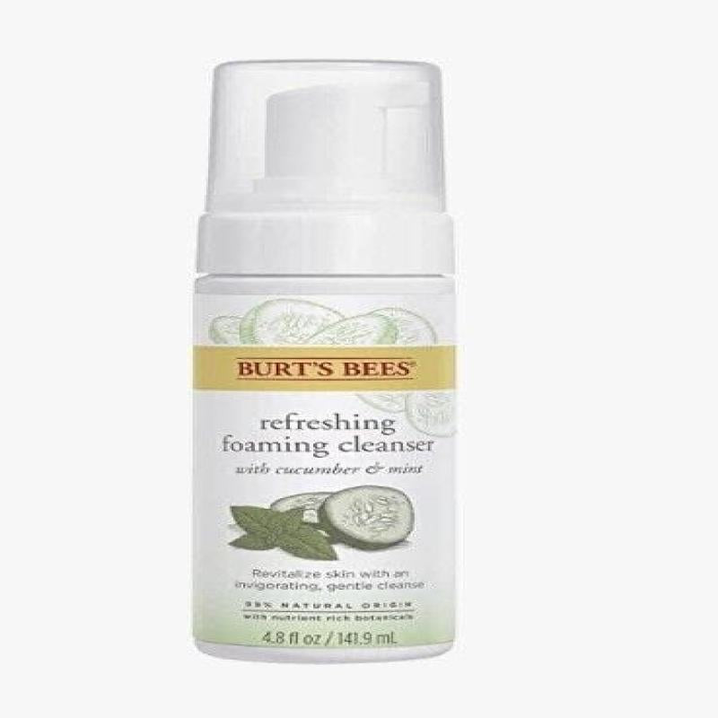 Refreshing Foaming Cleanser - Cucumber-Mint by Burts Bees for Unisex - 4.8 oz Cleanser
