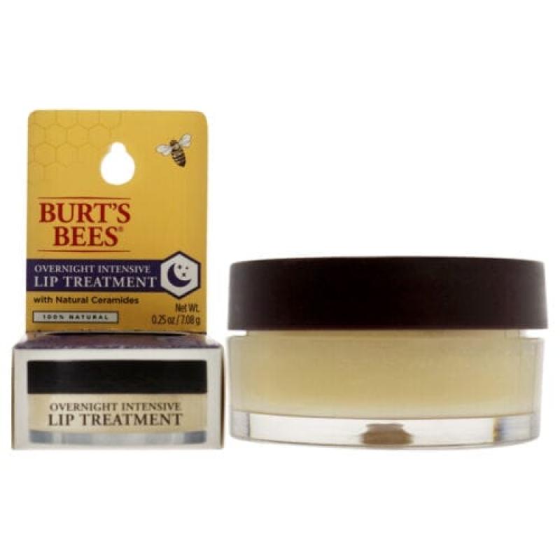 Overnight Intensive Lip Treatment by Burts Bees for Women - 0.25 oz Lip Treatment