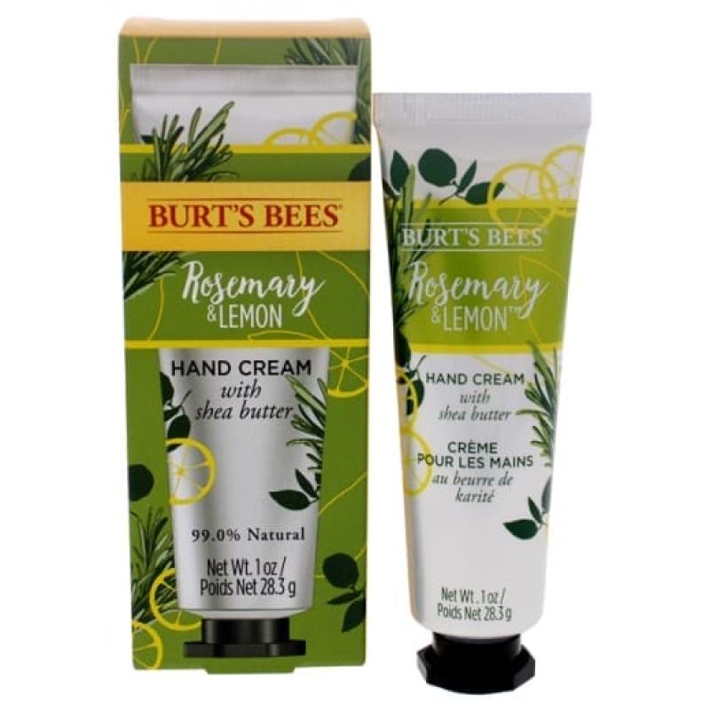 Rosemary and Lemon Hand Cream by Burts Bees for Unisex - 1 oz Hand Cream