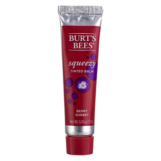 Squeezy Tinted Lip Balm - Berry Sorbet by Burts Bees for Women - 0.43 oz Lip Balm