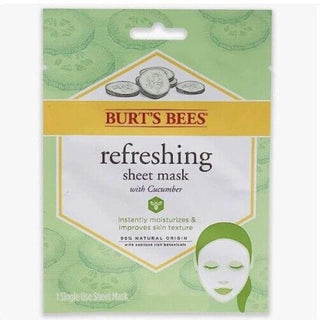 Refreshing Sheet Mask - Cucumber by Burts Bees for Unisex - 1 Pc Mask