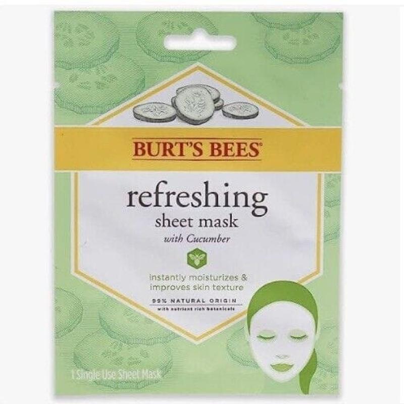 Refreshing Sheet Mask - Cucumber by Burts Bees for Unisex - 1 Pc Mask
