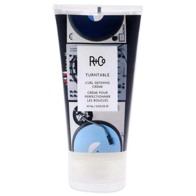 Turn Table Curl Defining Cream by R+Co for Unisex - 5 oz Cream