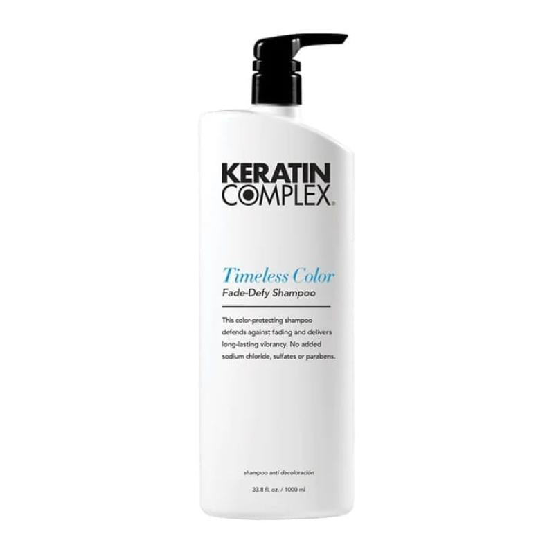 Timeless Color Fade-Defy Shampoo by Keratin Complex for Unisex - 33.8 oz Shampoo