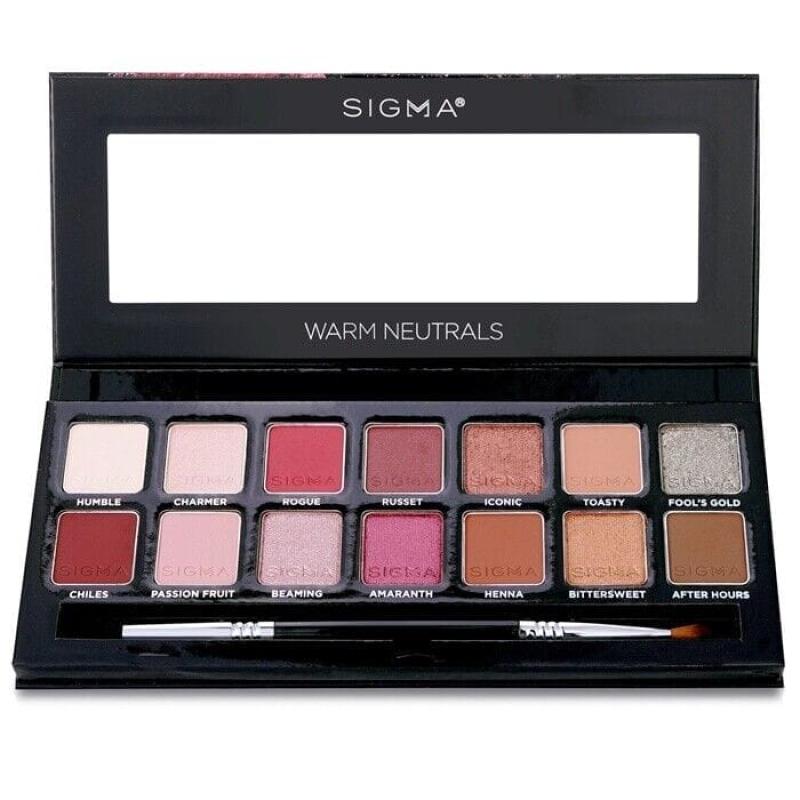Warm Neutrals Eyeshadow Palette by SIGMA Beauty for Women - 1 Pc Eye Shadow