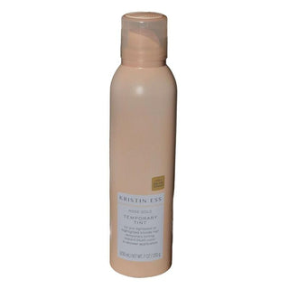 Rose Gold Temporary Tint Spray by Kristin Ess for Unisex - 7 oz Hair Color