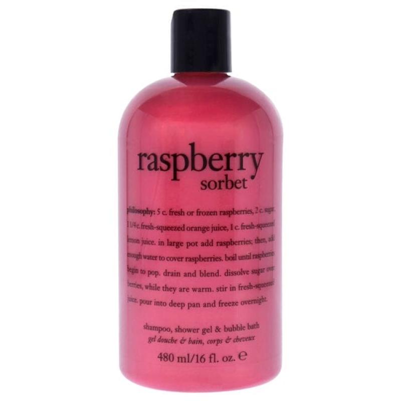 Raspberry Sorbet Shampoo, Bath And Shower Gel By Philosophy For Unisex - 16 Oz Shower Gel
