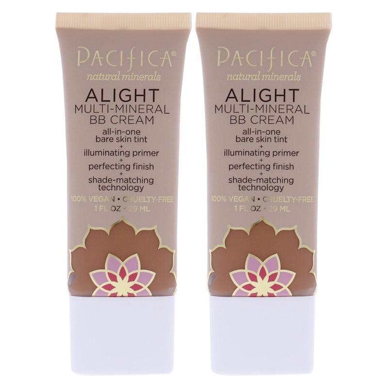 Alight Multi-Mineral BB Cream - 3 Dark by Pacifica for Women - 1 oz Makeup - Pack of 2