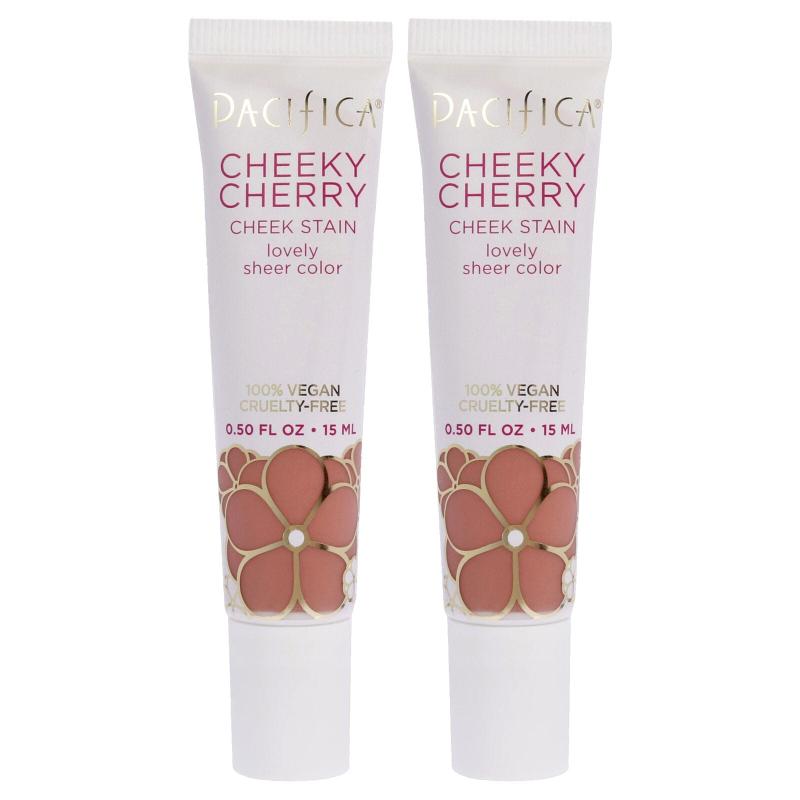 Cheeky Cherry Cheek Stain - Cherry Baby by Pacifica for Women - 0.5 oz Blush - Pack of 2