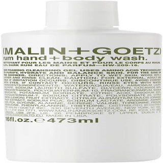 Hand + Body Wash By Malin+Goetz For Women, 16 Oz Rum