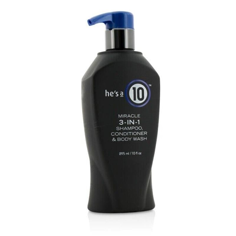 He Is A Miracle 3-In-1 by Its A 10 for Men - 10 oz Shampoo, Conditioner and Body Wash