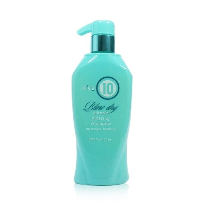 Miracle Blow Dry Glossing Shampoo by Its A 10 for Unisex - 10 oz Shampoo