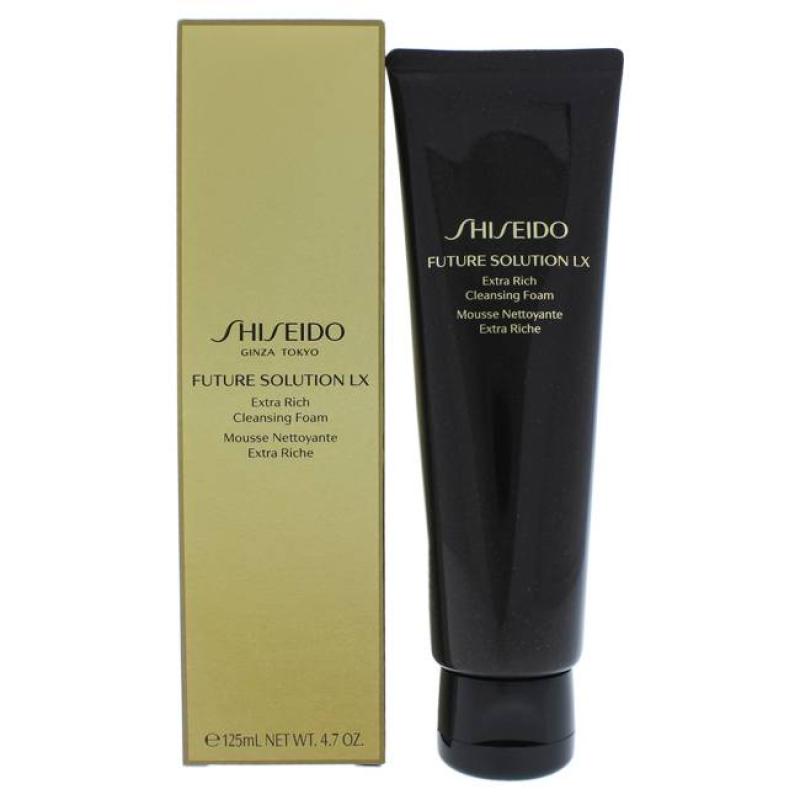 Future Solution LX Extra Rich Cleansing Foam by Shiseido for Unisex - 4.7 oz Cleanser