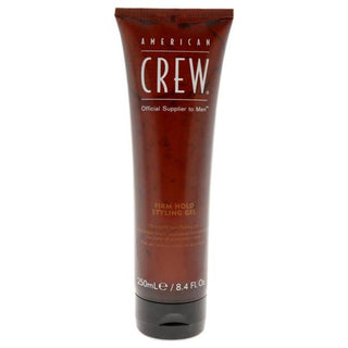 Firm Hold Gel by American Crew for Men - 8.4 oz Gel