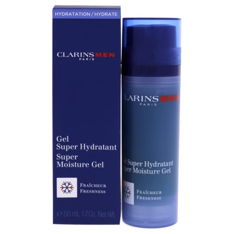 Men Super Moisture Gel by Clarins for Men - 1.7 oz Gel