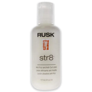 Str8 Anti-Frizz and Anti-Curl Lotion by Rusk for Unisex - 6 oz Lotion