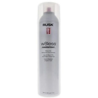 W8less Strong Hold Shaping and Control Hairspray by Rusk for Unisex - 10 oz Hair Spray
