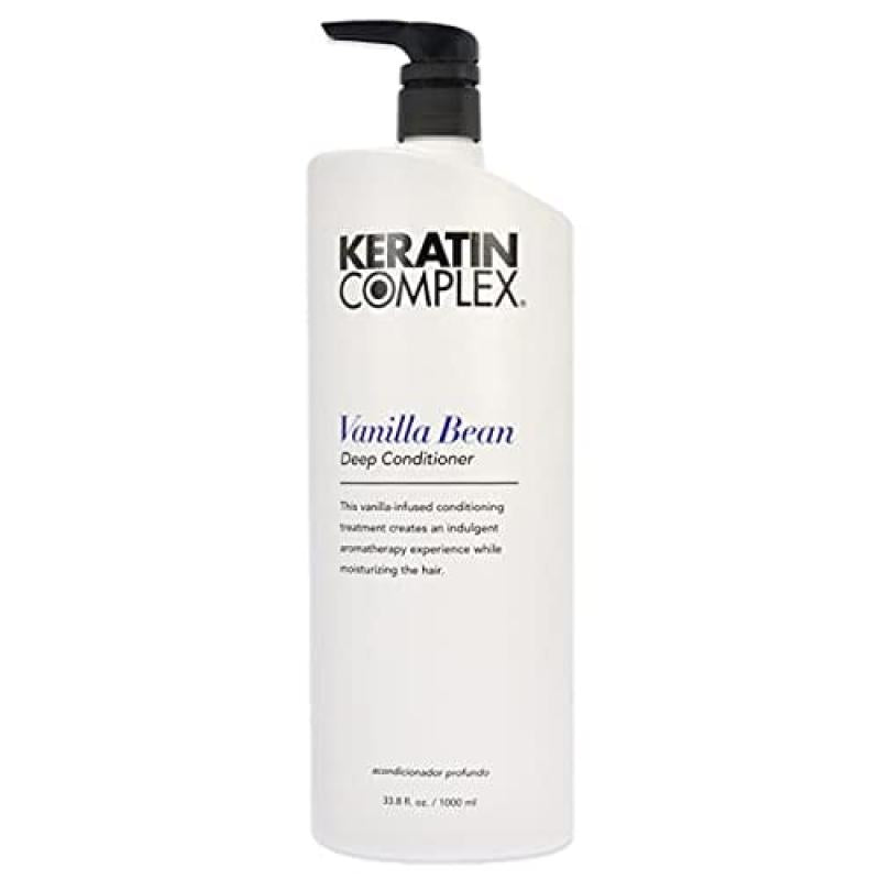Keratin Complex Vanilla Bean Deep Conditioner by Keratin Complex for Unisex - 33.8 oz Conditioner