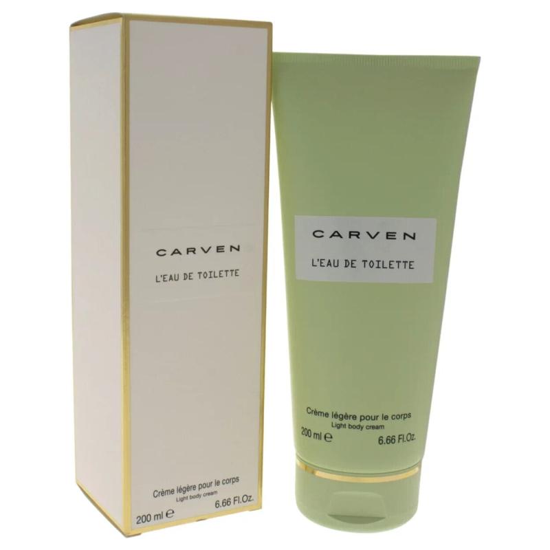 Leau De Toilette Light Body Cream by Carven for Women - 6.66 oz Cream