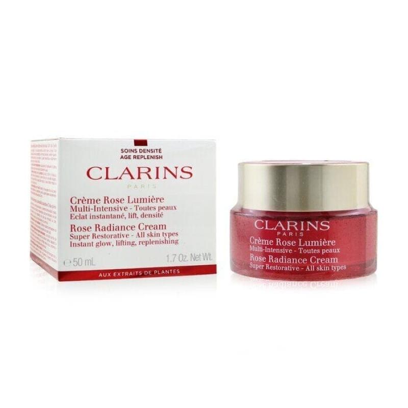 Rose Radiance Cream Super Restorative by Clarins for Unisex - 1.7 oz Cream