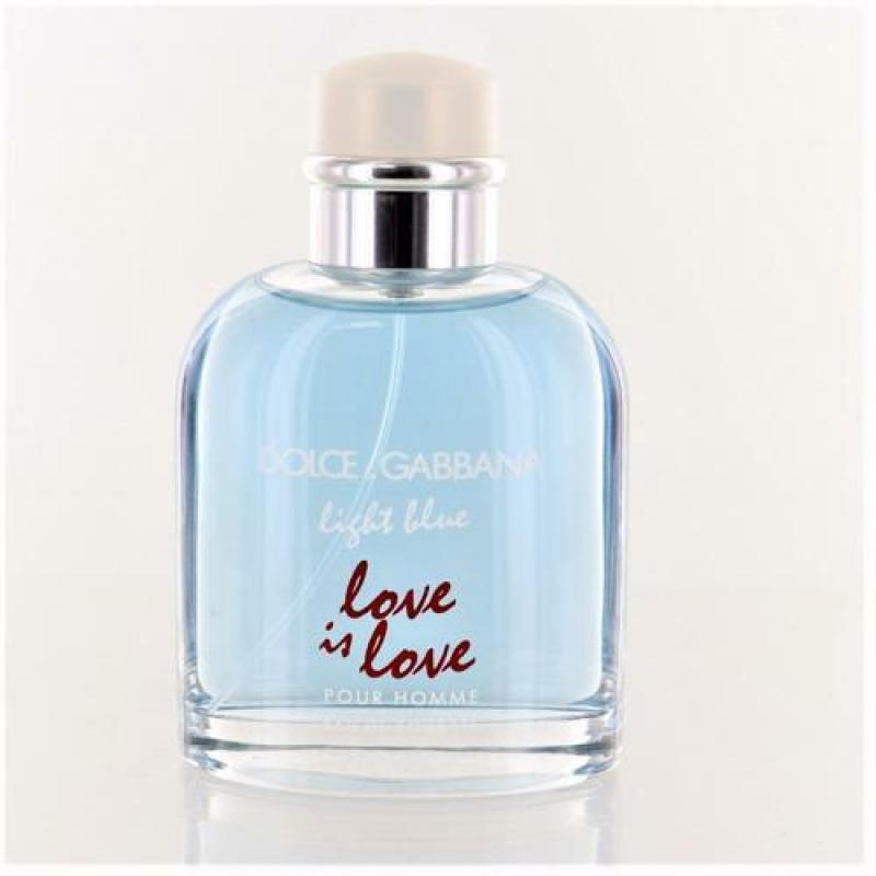 DOLCE &amp; GABBANA LIGHT BLUE LOVE IS LOVE TESTER 4.2 EAU DE TOILETTE SPRAY FOR MEN