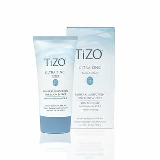 Ultra Zinc Body and Face Non-tinted SPF 40 by Tizo for Unisex - 3.5 oz Sunscreen