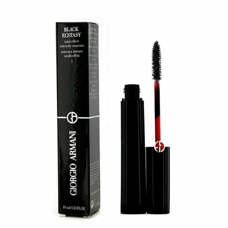 Black Ecstasy Total Effect Intensity Mascara - 1 Obsidian Black by Giorgio Armani for Women - 0.33 oz Mascara