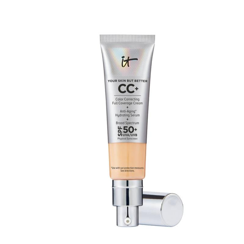 It Cosmetics Cc Cream Full Coverage Cream By It Cosmetics, 2.53 Oz Color Correcting Foundation Spf 50 - Light Medium