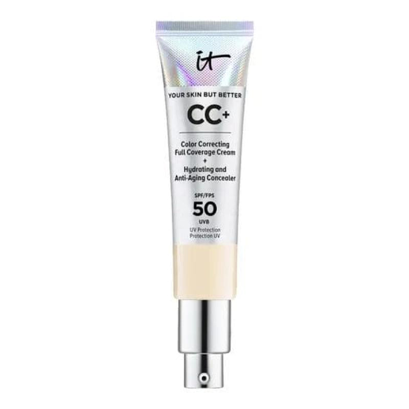 It Cosmetics Cc Cream Full Coverage Cream By It Cosmetics, 2.53 Oz Color Correcting Foundation Spf 50 - Medium