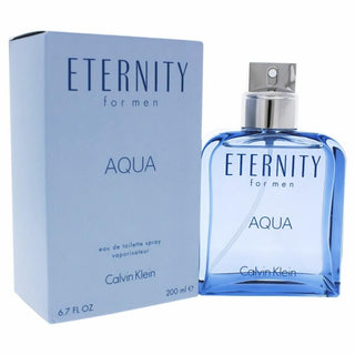 Eternity Aqua by Calvin Klein for Men - 6.7 oz EDT Spray