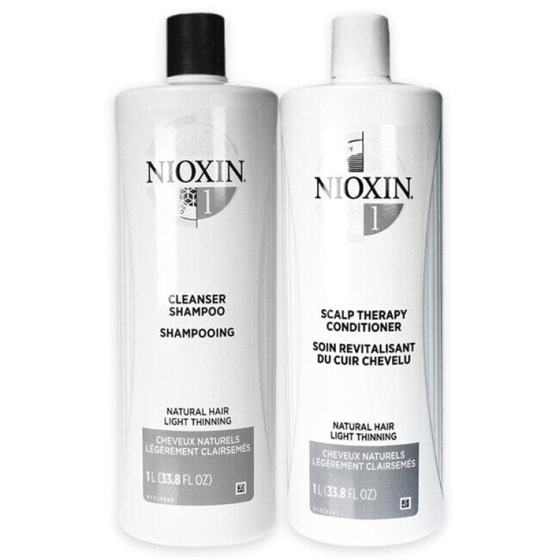 System 1 Kit by Nioxin for Unisex - 33.8 oz Shampoo, Conditioner