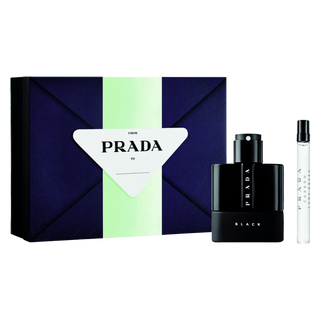 Prada Luna Rossa Black 2 Pcs Set For Men: 1.6 Edp + 0.33 Edp