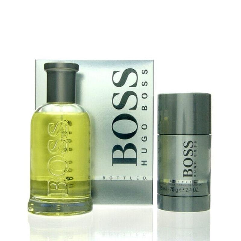 Boss No. 6 by Hugo Boss for Men - 2 Pc Gift Set 3.3oz EDT Spray, 2.4oz Deodorant Stick