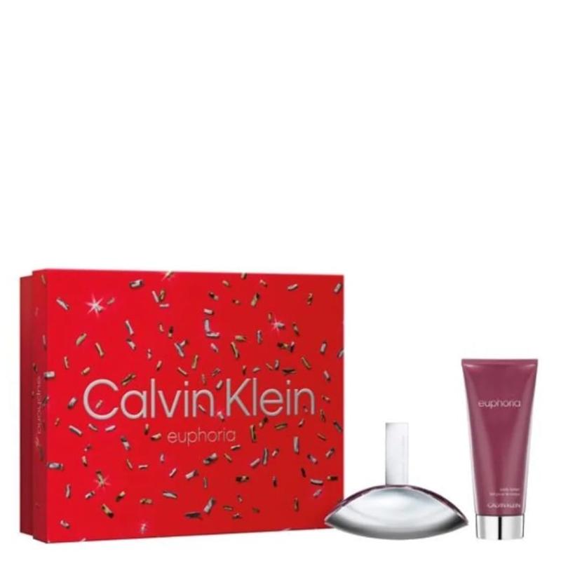 Euphoria by Calvin Klein for Women - 2 Pc Gift Set 1.7oz EDP Spray, 3.4oz Sensual Skin Lotion