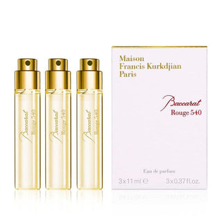 Maison Francis Kurkdjian Baccarat Rouge 540 3 Pcs Set: 3 X 0.37 Oz Eau De Parfum Refill