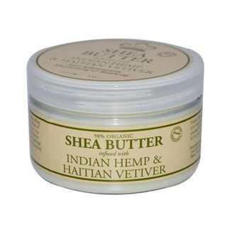 Indian Hemp and Haitian Vetiver Infused Shea Butter by Nubian Heritage for Unisex - 4 oz Moisturizer