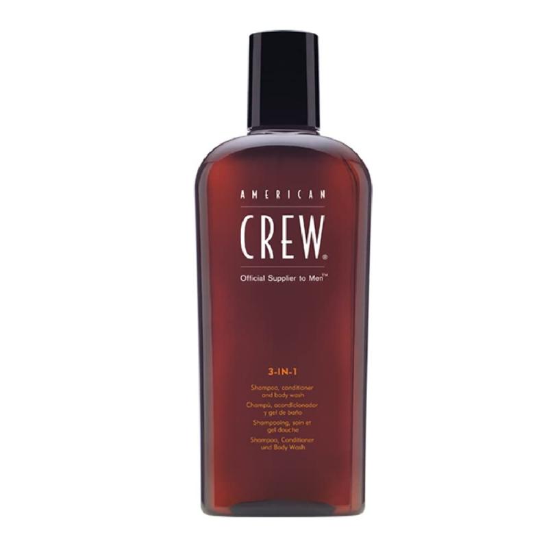 Shampoo, Conditioner &amp; Body Wash for Men by American Crew, 3-in-1, 15.2 Fl Oz