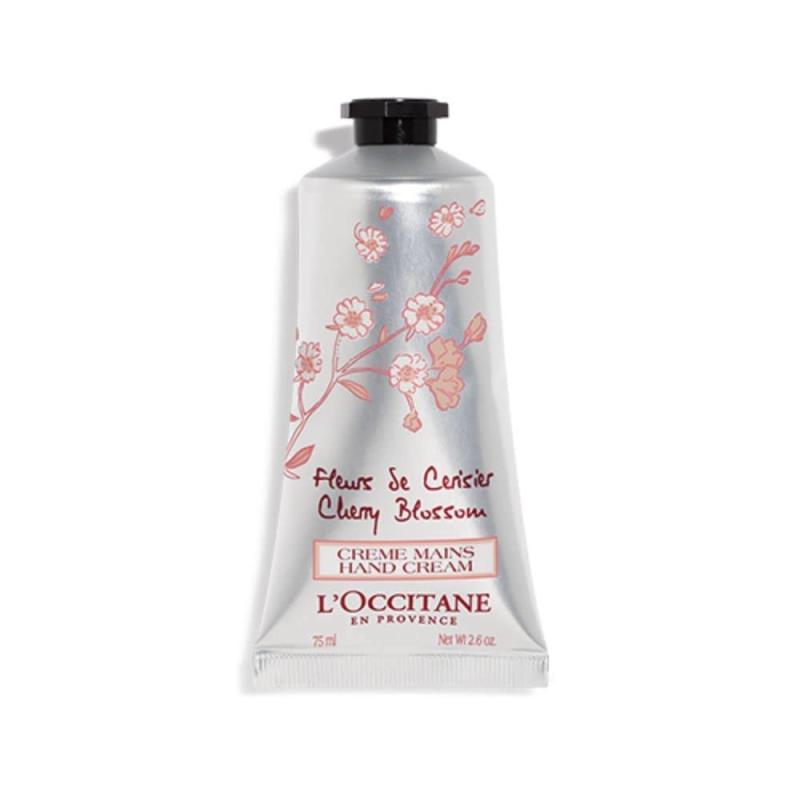 L'OCCITANE Cherry Blossom Hand Cream 75ml | Luxury Hand Cream | Nourishing Hand Cream For Dry Skin | Enriched With Shea Butter