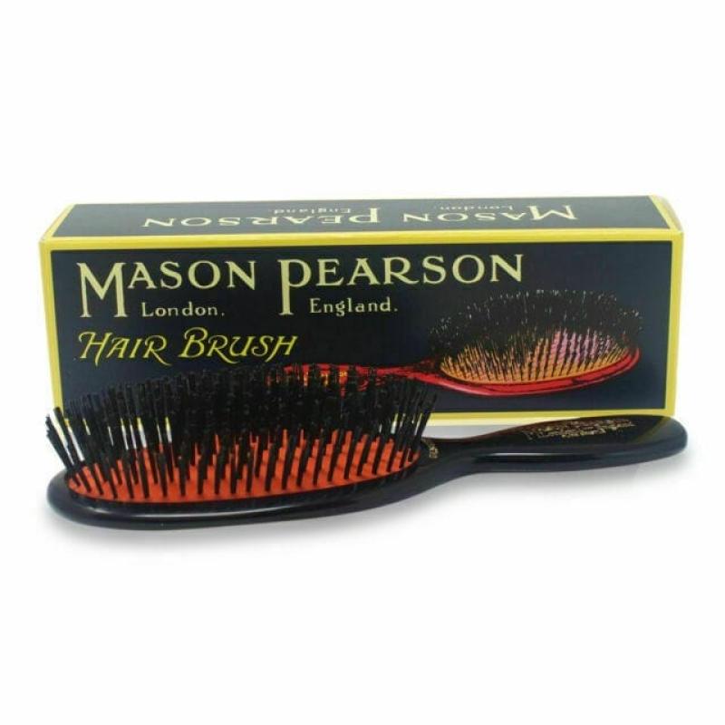 Pocket Sensitive Pure Bristle Brush - SB4 Dark Ruby by Mason Pearson for Unisex - 1 Pc Hair Brush